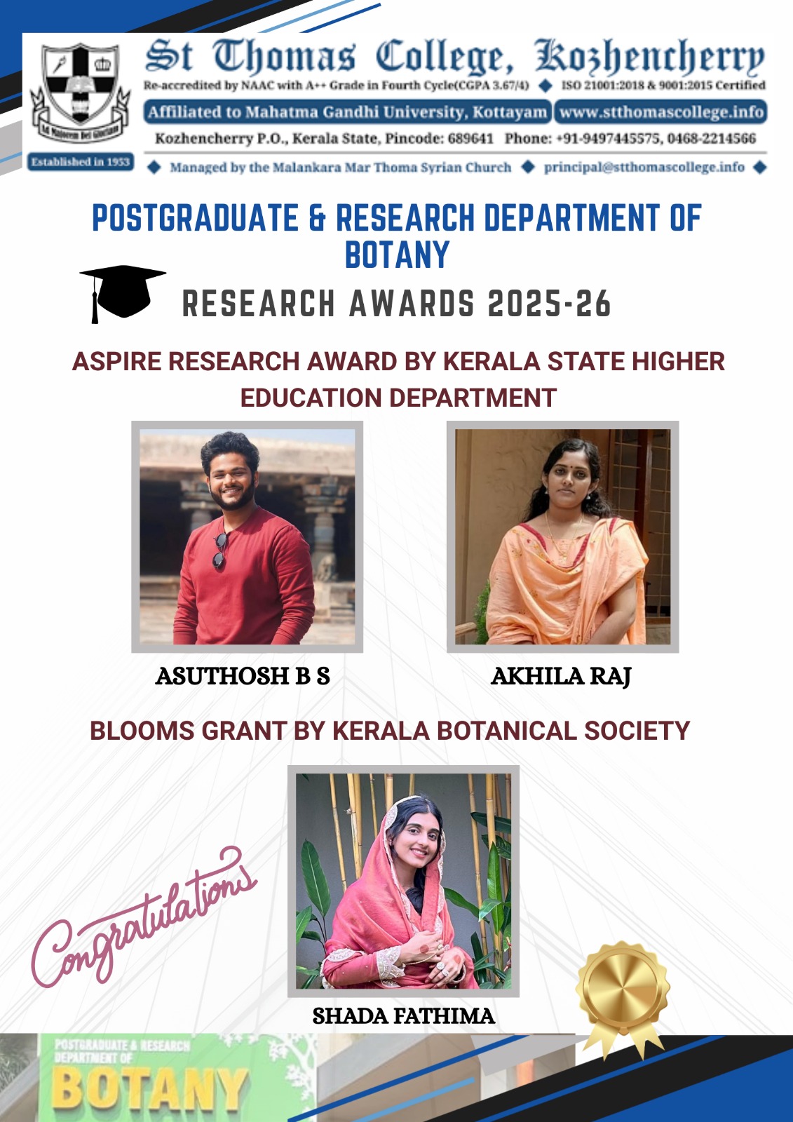 Research awards 2025-26